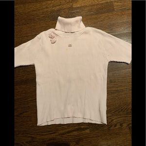 Lili Gaufrette Paris girls cotton turtleneck